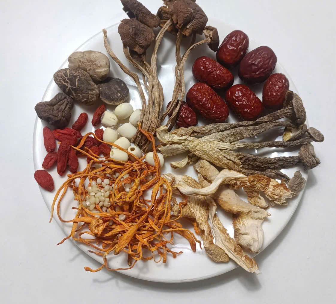 Set canh nấm dưỡng sinh 12 vị